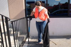 September 18, 2021: Sen. Cappelletti organized a Saturday morning clean-up of West Main Street in Norristown near her district office. Volunteers picked up litter, swept sidewalks and parking lots, weeded flower beds and hauled away more than two dozen bags of trash.