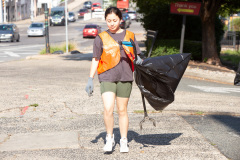 September 18, 2021: Sen. Cappelletti organized a Saturday morning clean-up of West Main Street in Norristown near her district office. Volunteers picked up litter, swept sidewalks and parking lots, weeded flower beds and hauled away more than two dozen bags of trash.