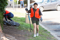 September 18, 2021: Sen. Cappelletti organized a Saturday morning clean-up of West Main Street in Norristown near her district office. Volunteers picked up litter, swept sidewalks and parking lots, weeded flower beds and hauled away more than two dozen bags of trash.
