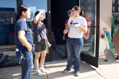 September 18, 2021: Sen. Cappelletti organized a Saturday morning clean-up of West Main Street in Norristown near her district office. Volunteers picked up litter, swept sidewalks and parking lots, weeded flower beds and hauled away more than two dozen bags of trash.