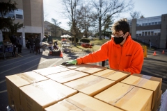 December 23, 2021:  Senator Cappelletti tours Martha’s Choice Marketplace.