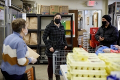 December 23, 2021:  Senator Cappelletti tours Martha’s Choice Marketplace.