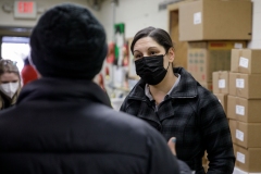 December 23, 2021:  Senator Cappelletti tours Martha’s Choice Marketplace.