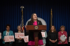 May 7, 2024: Senator Cappelletti joined colleagues for a press event to support and advocate for Governor Shapiro’s proposal to fund period products in public schools through this year’s budget. 