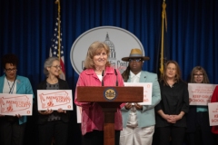 May 7, 2024: Senator Cappelletti joined colleagues for a press event to support and advocate for Governor Shapiro’s proposal to fund period products in public schools through this year’s budget. 