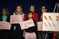 May 7, 2024: Senator Cappelletti joined colleagues for a press event to support and advocate for Governor Shapiro’s proposal to fund period products in public schools through this year’s budget. 