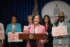 May 7, 2024: Senator Cappelletti joined colleagues for a press event to support and advocate for Governor Shapiro’s proposal to fund period products in public schools through this year’s budget. 