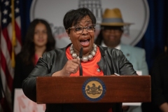 May 7, 2024: Senator Cappelletti joined colleagues for a press event to support and advocate for Governor Shapiro’s proposal to fund period products in public schools through this year’s budget. 