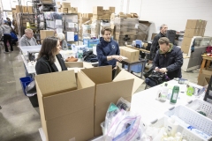 January 17, 2024: Senator Cappelletti tours Mitzvah Circle. Mitzvah Circle provides vulnerable community members with the materials they need the most, when they need it the most. 
