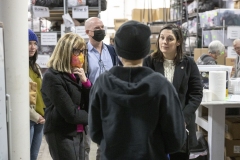 January 17, 2024: Senator Cappelletti tours Mitzvah Circle. Mitzvah Circle provides vulnerable community members with the materials they need the most, when they need it the most. 