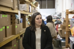 January 17, 2024: Senator Cappelletti tours Mitzvah Circle. Mitzvah Circle provides vulnerable community members with the materials they need the most, when they need it the most. 