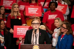 October 4, 2023: Senator Amanda Cappelletti joined colleagues and Moms Demand Action Executive Director Angela Ferrell-Zabala and Over 100 Gun Safety Advocates at Statehouse to Call for Action on Gun Safety During Annual Advocacy Day.