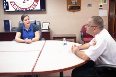 08-06-21 Sen. Cappelletti Tour Narberth Ambulance