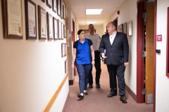 08-06-21 Sen. Cappelletti Tour Narberth Ambulance