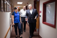 08-06-21 Sen. Cappelletti Tour Narberth Ambulance