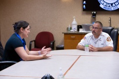 08-06-21 Sen. Cappelletti Tour Narberth Ambulance