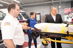 08-06-21 Sen. Cappelletti Tour Narberth Ambulance