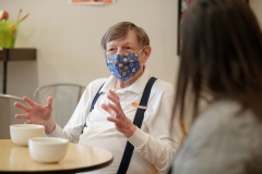 February 22, 2022: Senator Amanda Cappelletti visits New Avenue Café.