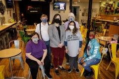 February 22, 2022: Senator Amanda Cappelletti visits New Avenue Café.