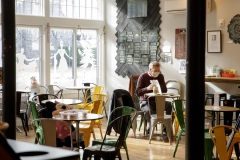 February 22, 2022: Senator Amanda Cappelletti visits New Avenue Café.