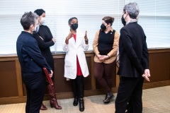 February 25, 2022: Sens. Cappelletti and Comitta held a news conference at Phoenixville Hospital to discuss Opt In PA, a move to improve postpartum care by extending Medicaid support from 60 days to one year.