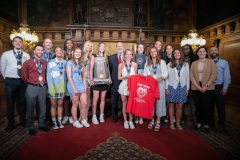 May 23, 2022: Sen. Cappelletti  hosted Plymouth-Whitemarsh’s undefeated state-champion girls’ basketball team at the Capitol today.  The team capped their 34-0 season with a 20-point win over Mount Lebanon in the final game at the Giant Center in March.