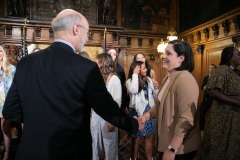May 23, 2022: Sen. Cappelletti  hosted Plymouth-Whitemarsh’s undefeated state-champion girls’ basketball team at the Capitol today.  The team capped their 34-0 season with a 20-point win over Mount Lebanon in the final game at the Giant Center in March.
