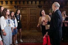 May 23, 2022: Sen. Cappelletti  hosted Plymouth-Whitemarsh’s undefeated state-champion girls’ basketball team at the Capitol today.  The team capped their 34-0 season with a 20-point win over Mount Lebanon in the final game at the Giant Center in March.