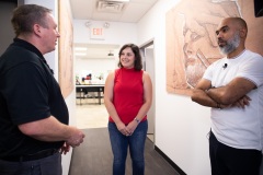 July 20, 2021: Senator Amanda Cappelletti visits Premier Barber Institute in Norristown, PA to learn more about their mission, services, and successes! Premier Barber Institute owners Dan, Tyrik, and Victor are very passionate about helping future barbers succeed in their goals and reaching their ambitions.