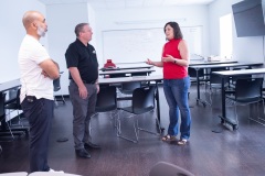 July 20, 2021: Senator Amanda Cappelletti visits Premier Barber Institute in Norristown, PA to learn more about their mission, services, and successes! Premier Barber Institute owners Dan, Tyrik, and Victor are very passionate about helping future barbers succeed in their goals and reaching their ambitions.