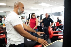 July 20, 2021: Senator Amanda Cappelletti visits Premier Barber Institute in Norristown, PA to learn more about their mission, services, and successes! Premier Barber Institute owners Dan, Tyrik, and Victor are very passionate about helping future barbers succeed in their goals and reaching their ambitions.
