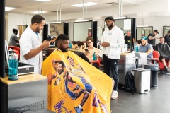 July 20, 2021: Senator Amanda Cappelletti visits Premier Barber Institute in Norristown, PA to learn more about their mission, services, and successes! Premier Barber Institute owners Dan, Tyrik, and Victor are very passionate about helping future barbers succeed in their goals and reaching their ambitions.