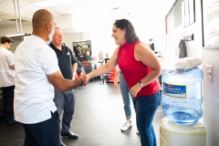 July 20, 2021: Senator Amanda Cappelletti visits Premier Barber Institute in Norristown, PA to learn more about their mission, services, and successes! Premier Barber Institute owners Dan, Tyrik, and Victor are very passionate about helping future barbers succeed in their goals and reaching their ambitions.