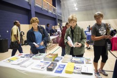 September 28, 2023: Sen. Amanda Cappelletti hosts Senior Fair at the Haverford YMCA.