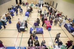 September 28, 2023: Sen. Amanda Cappelletti hosts Senior Fair at the Haverford YMCA.