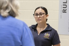 September 28, 2023: Sen. Amanda Cappelletti hosts Senior Fair at the Haverford YMCA.