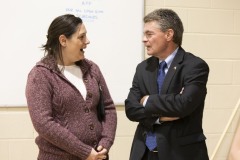 September 28, 2023: Sen. Amanda Cappelletti hosts Senior Fair at the Haverford YMCA.