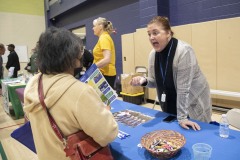 September 28, 2023: Sen. Amanda Cappelletti hosts Senior Fair at the Haverford YMCA.