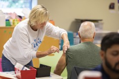 September 28, 2023: Sen. Amanda Cappelletti hosts Senior Fair at the Haverford YMCA.