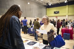 September 28, 2023: Sen. Amanda Cappelletti hosts Senior Fair at the Haverford YMCA.