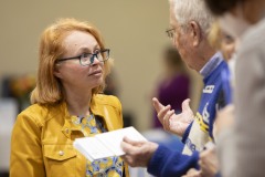 September 28, 2023: Sen. Amanda Cappelletti hosts Senior Fair at the Haverford YMCA.