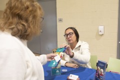 September 28, 2023: Sen. Amanda Cappelletti hosts Senior Fair at the Haverford YMCA.