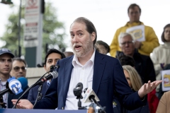 May 21, 2025: Senator Cappelletti joined Montgomery County Commissioner Neil Makhija, Representative Mary Jo Daley, local elected officials and the Narberth community for a rally style press event in support of funding SEPTA at the Narberth Regional Rail station.