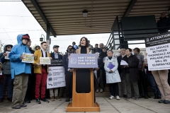 May 21, 2025: Senator Cappelletti joined Montgomery County Commissioner Neil Makhija, Representative Mary Jo Daley, local elected officials and the Narberth community for a rally style press event in support of funding SEPTA at the Narberth Regional Rail station.