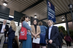May 21, 2025: Senator Cappelletti joined Montgomery County Commissioner Neil Makhija, Representative Mary Jo Daley, local elected officials and the Narberth community for a rally style press event in support of funding SEPTA at the Narberth Regional Rail station.