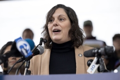 May 21, 2025: Senator Cappelletti joined Montgomery County Commissioner Neil Makhija, Representative Mary Jo Daley, local elected officials and the Narberth community for a rally style press event in support of funding SEPTA at the Narberth Regional Rail station.