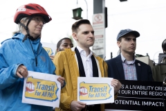 May 21, 2025: Senator Cappelletti joined Montgomery County Commissioner Neil Makhija, Representative Mary Jo Daley, local elected officials and the Narberth community for a rally style press event in support of funding SEPTA at the Narberth Regional Rail station.
