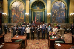 January 5, 2021: Senator Amanda Cappelletti is sworn in to the Pennsylvania State Senate.