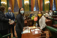 January 5, 2021: Senator Amanda Cappelletti is sworn in to the Pennsylvania State Senate.