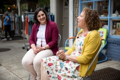 June 3, 2021:  Senator Amanda Cappelletti visits Sweet Mable Art & Craft.